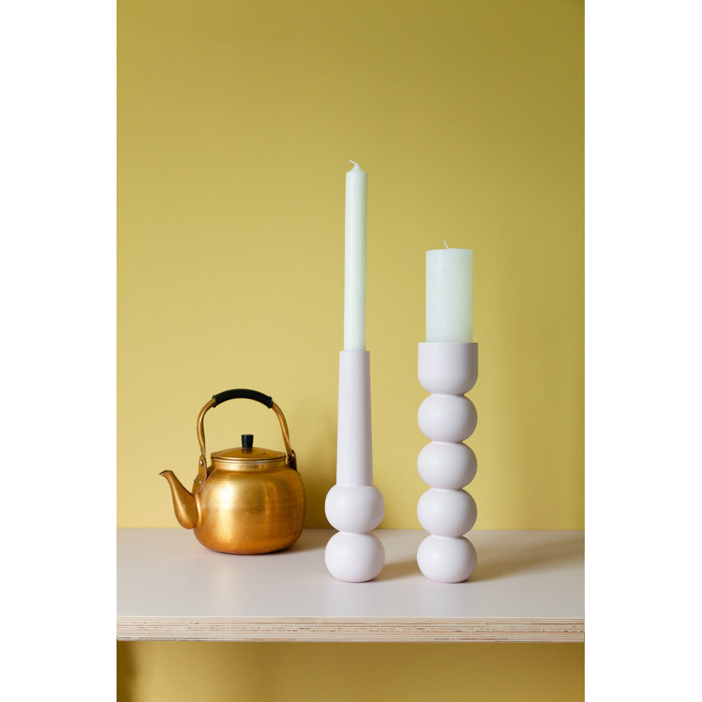 LEMON LILY Candleholder cone high - Rose