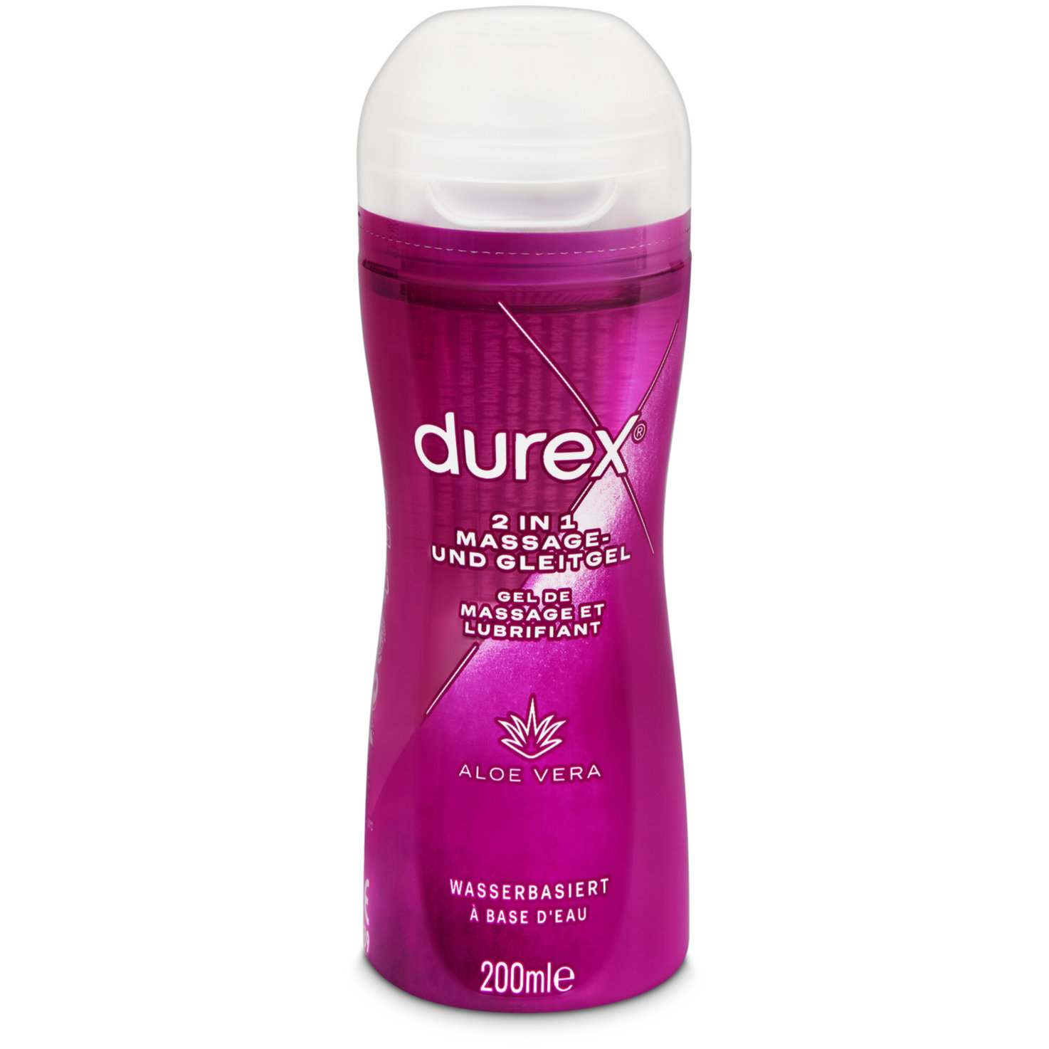 Durex 2 in 1 Massage- und Gleitgel Aloe