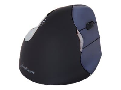 Evoluent VerticalMouse 4 Right - Vertikal mus - høyrehendt - laser - 6 knapper - trådløs - 2.4 GHz - USB trådløs mottaker