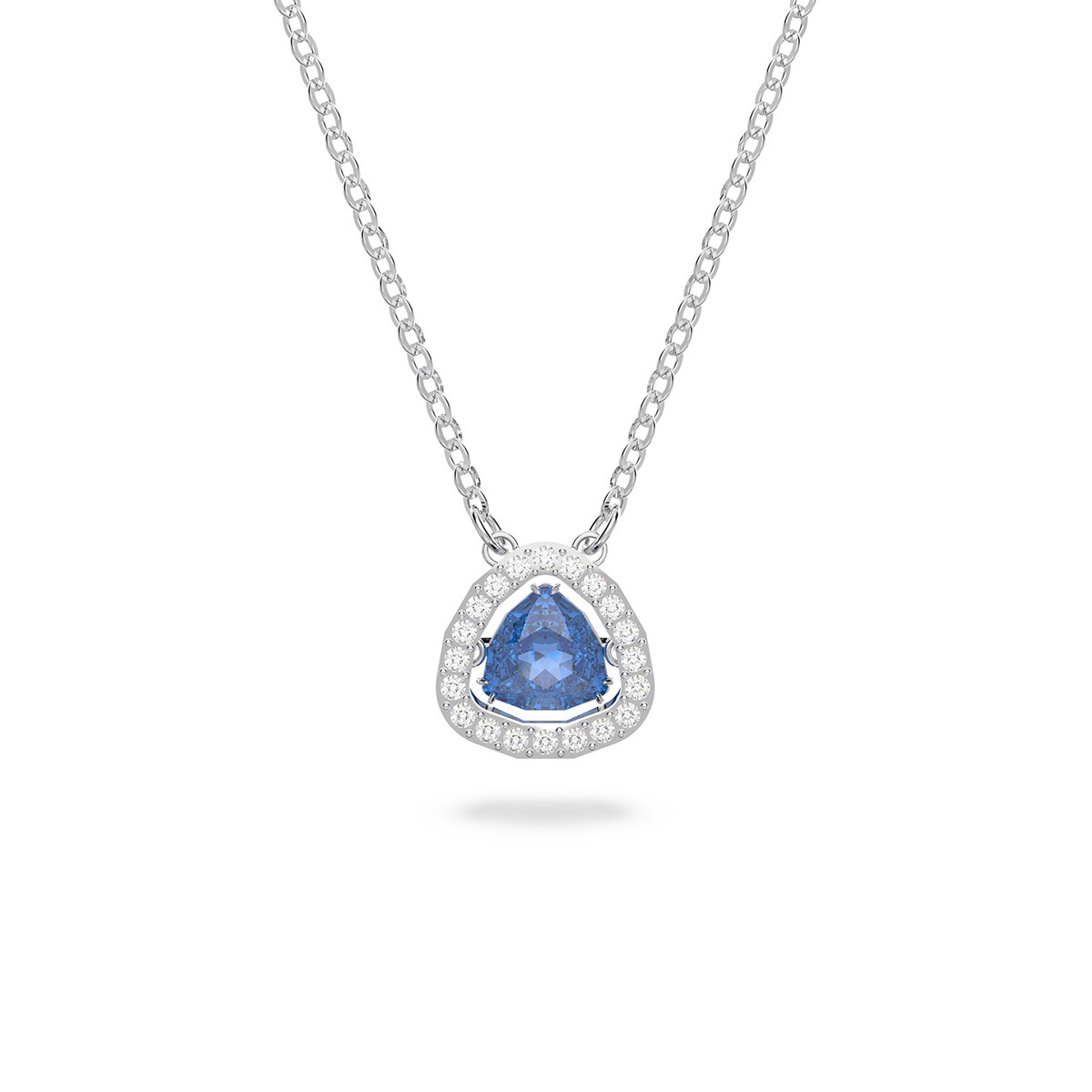 Collier Swarovski Millenia argenté bleu