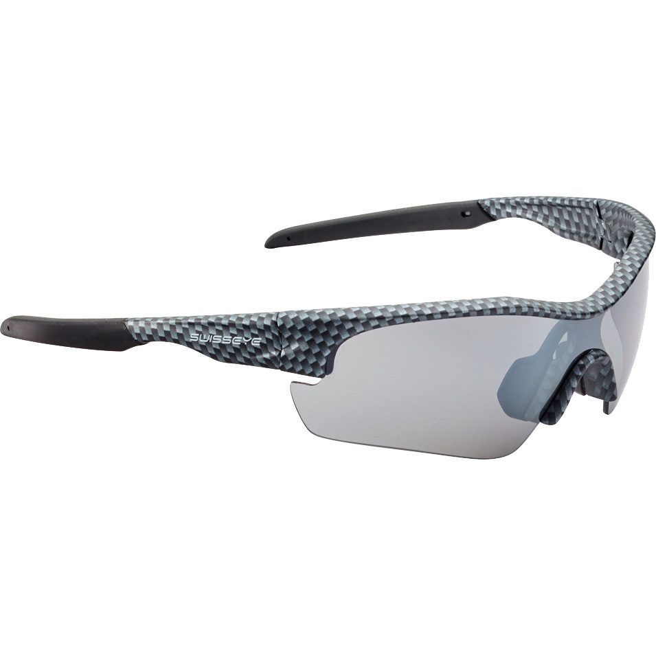 Swiss Eye Spin Sonnenbrille Kinder carbon matt black smoke fm
