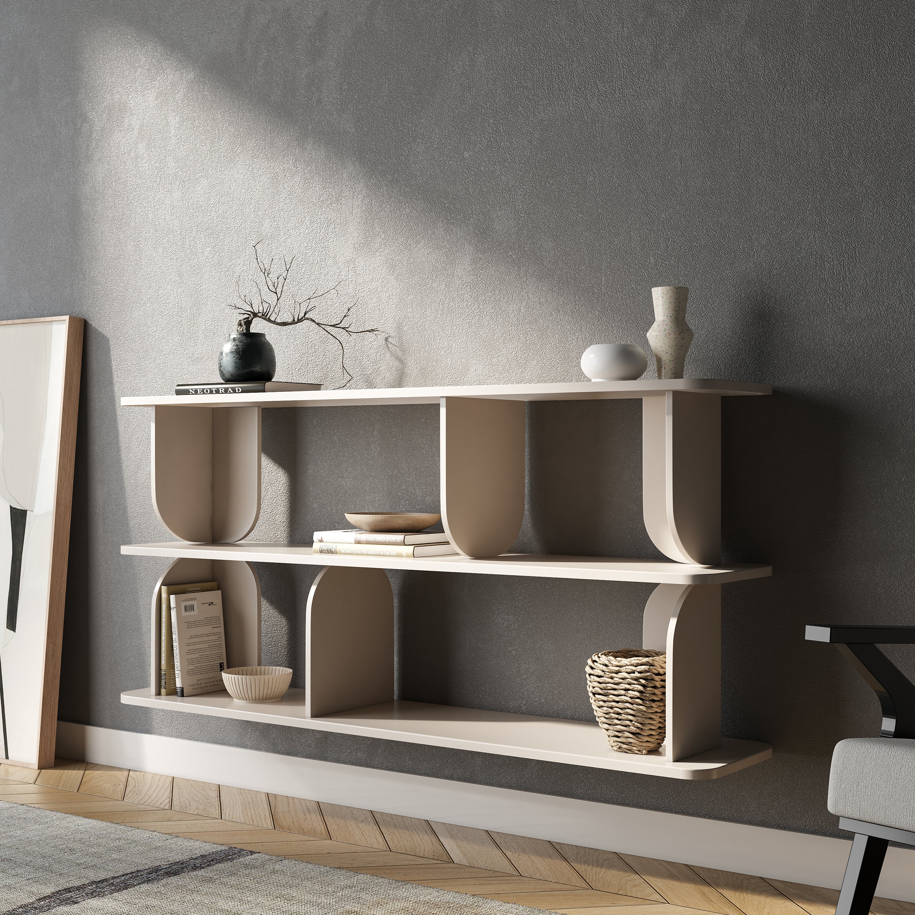 by fonQ Curbe Dressoir - Greige