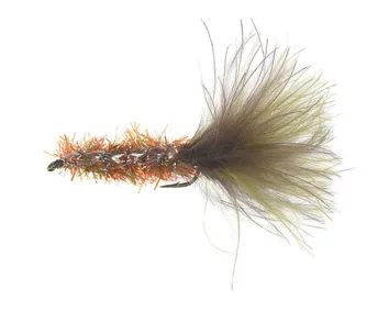 Unique Flies Børsteorm Olive/brown