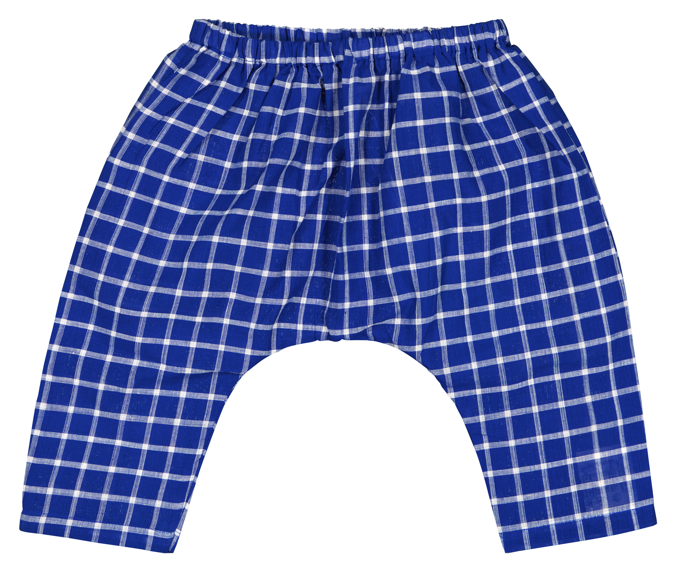 SAROUEL - Pantalon sarouel en coton| Bleu