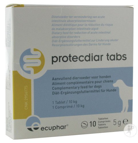 Ecuphar Protecdiar Tabs Pour Chiens 10 Comprimés
