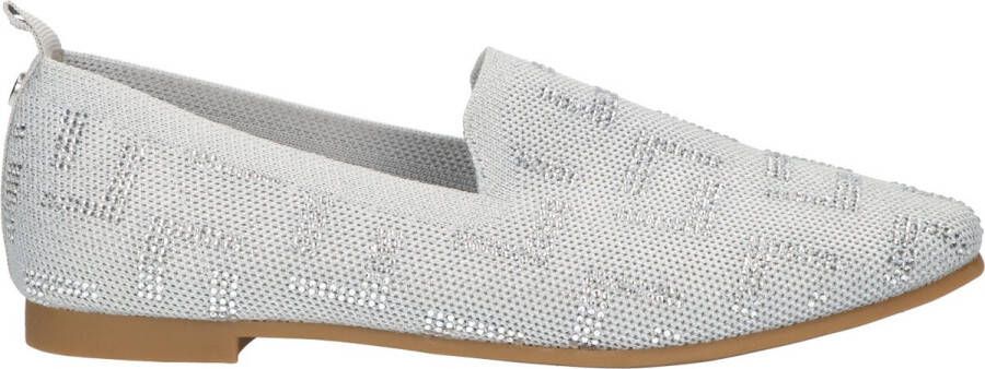 La Strada Loafer Zilver Knitted Damesschoenen