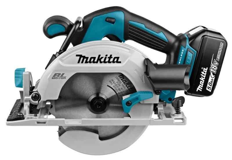 Makita DHS680RTJ 18V Li-ion accu cirkelzaag set (2x5.0Ah) in Mbox -165mm - koolborstelloos