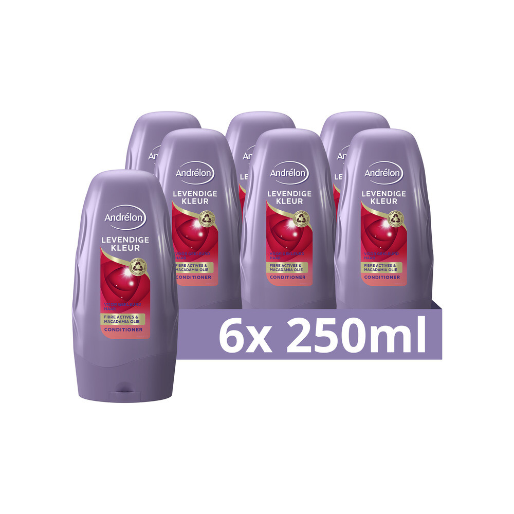 6x Andrelon Conditioner Levendige Kleur250 ml