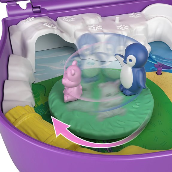 Polly Pocket - Coffret Zoo Eléphant - Mini-Poupées
