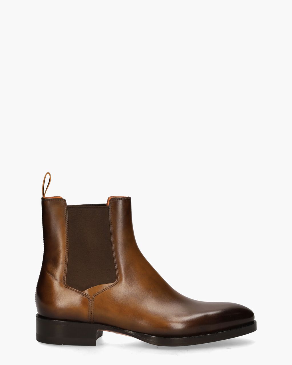 Santoni 16755 Bruin Heren Chelseaboots