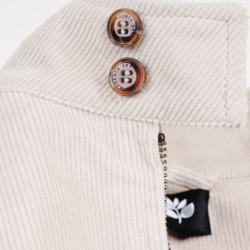 VESTE EN VELOURS VELOURS HARRINGTON - CEMENT