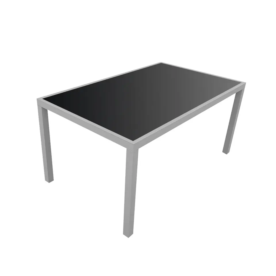 Happy Garden Tuinmeubilair BERGAMO - Grijs - Aluminium