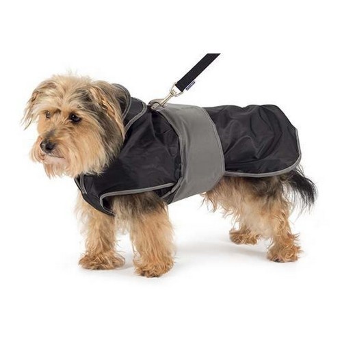 Casaco para cães Ancol Muddy Paws 2 em 1, preto/cinza