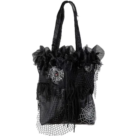 Widmann Hexenhandtasche schwarz, 30 x 27 cm