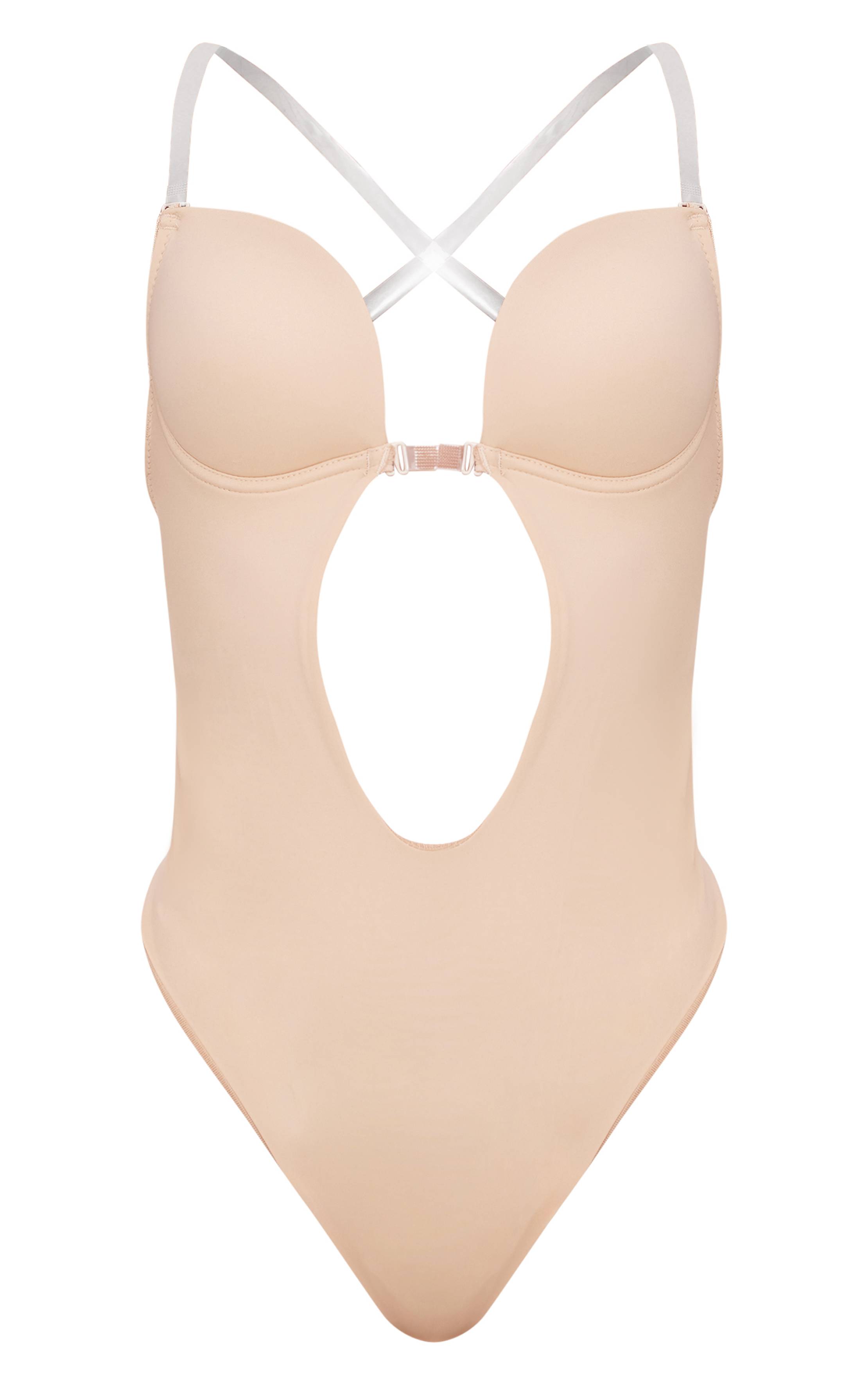 Nude Body Gainant À Décolleté Plongeant