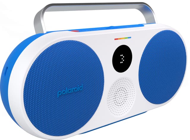 Polaroid Music P3 trådløs, transportabel højttaler (blå/hvid)