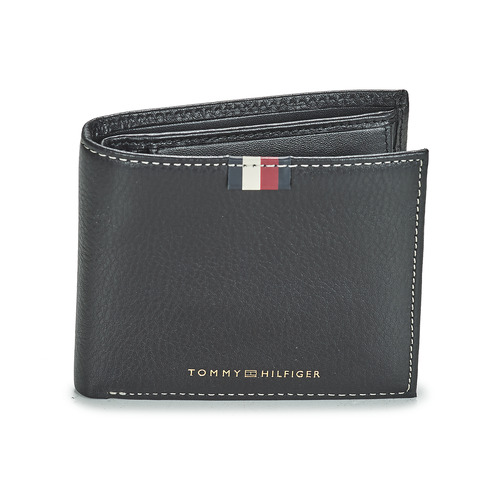 Tommy Hilfiger - TH CORP LEATHER CC AND COIN Negro