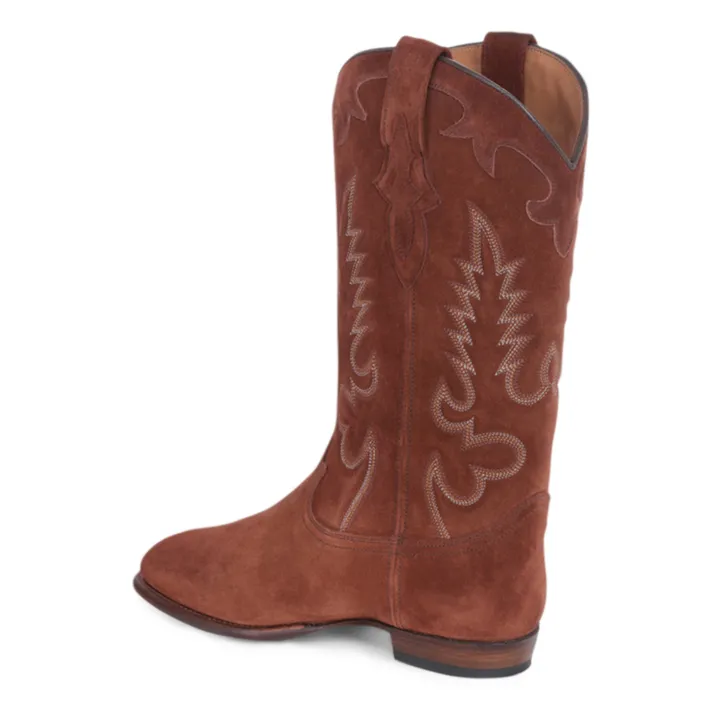 Shiloh Heritage Bottes Midnight Daim | Terracotta