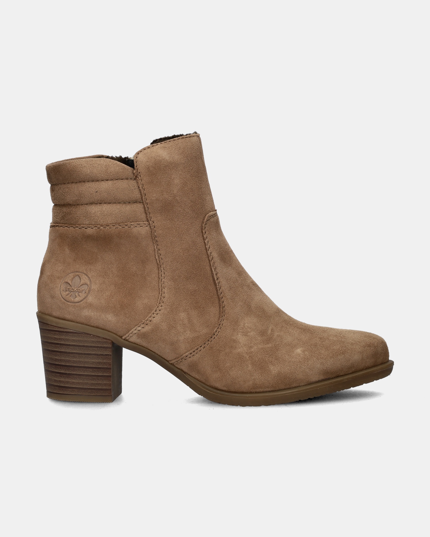 Rieker Rits- & gesloten boots  - bruin