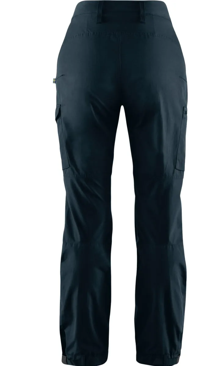Fjällräven Women's Kaipak Trousers Curved Dark Navy