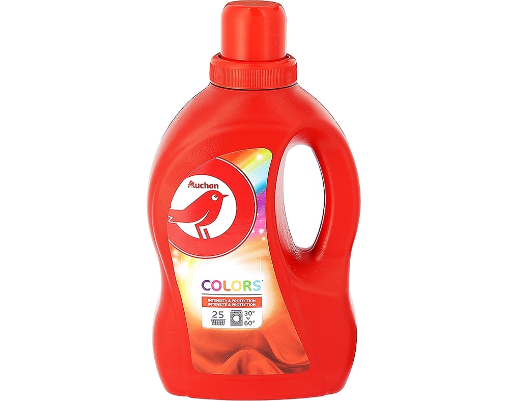 DETERGENTE AUCHAN ROUPA DELICADA LÍQUIDO CORES 25 DOSES