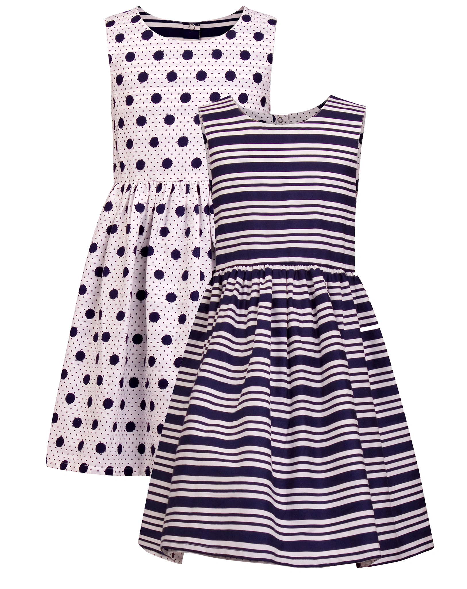 Wendekleid DOTS & STRIPES ärmellos in navy