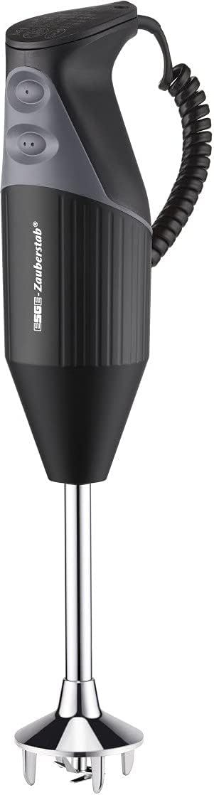 ESGE Zauberstab M 200 BBQ 98215 Stabmixer schwarz, Pürierstab, Handmixer, Profi, inkl. Zubehör, bis zu 17.000 U/Min, 200 Watt, Ergonomisches Griffdesign, Twinschalter, Aufsteckzentrierung, AC-Motor