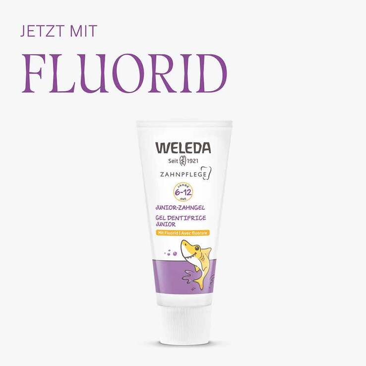 Weleda Junior-Zahngel mit Fluorid, 50 ml