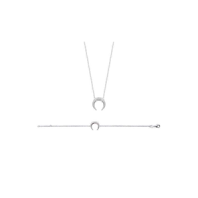Collier Femme - Argent 925 - Longueur : 45 cm