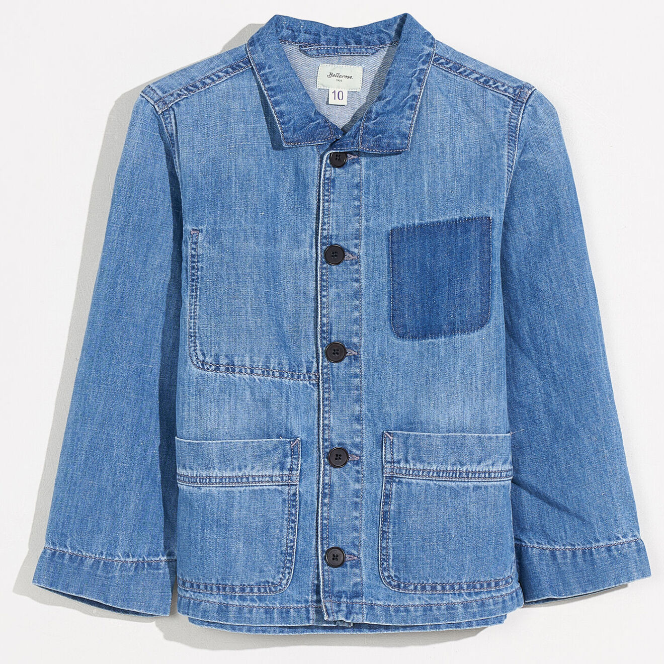 Bellerose Veste en jean Pitt bleue