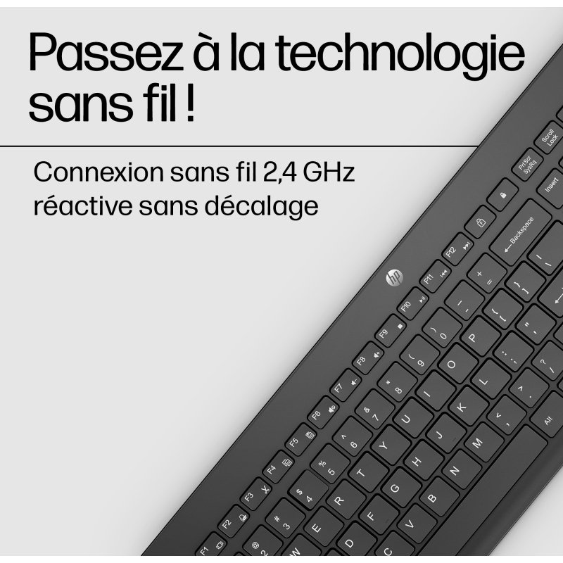 Clavier sans fil silencieux HP 230