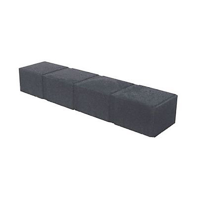 Bordure pavé droite béton noir 50 x 11,5 cm