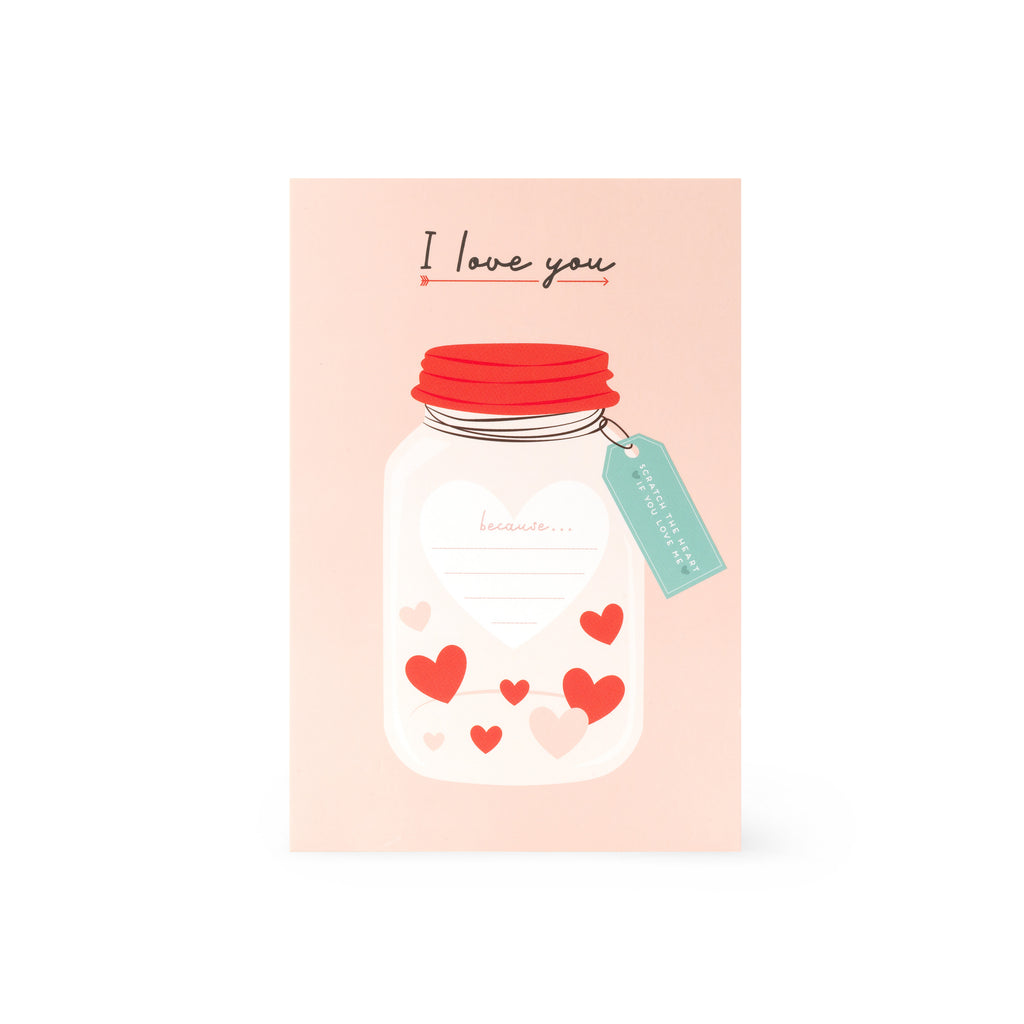 Postal Para Raspar - I Love You