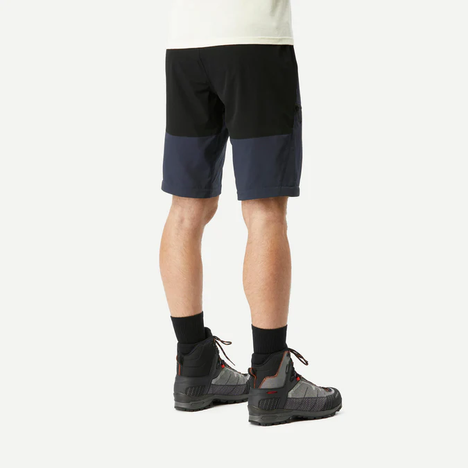 Decathlon Forclaz - Calça de caminhada Forclaz MT500 masculina 2 em 1 com zíper