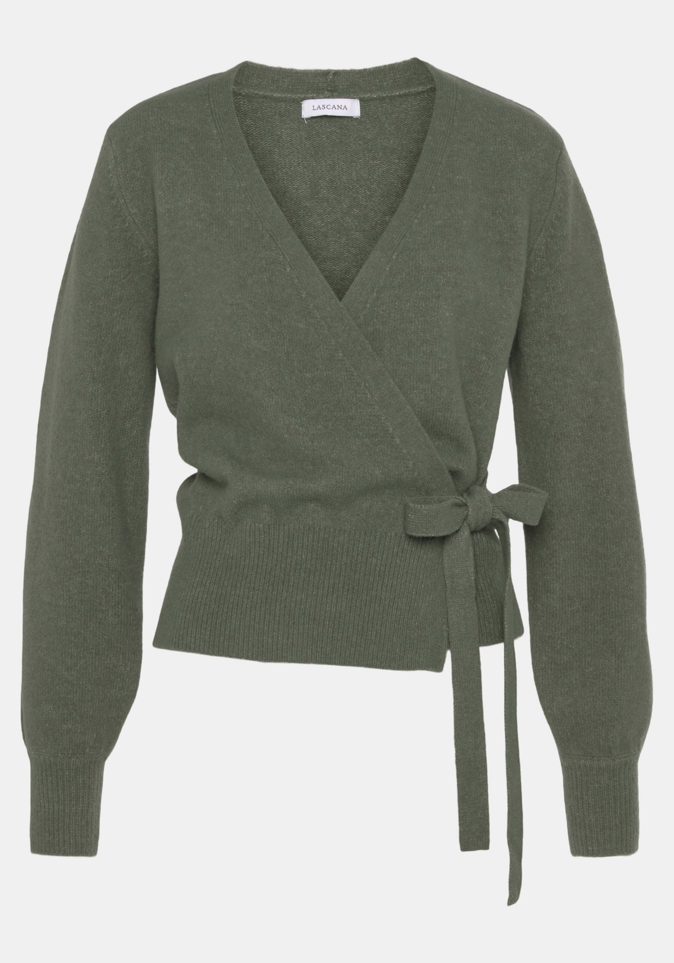 Wickelstrickjacke