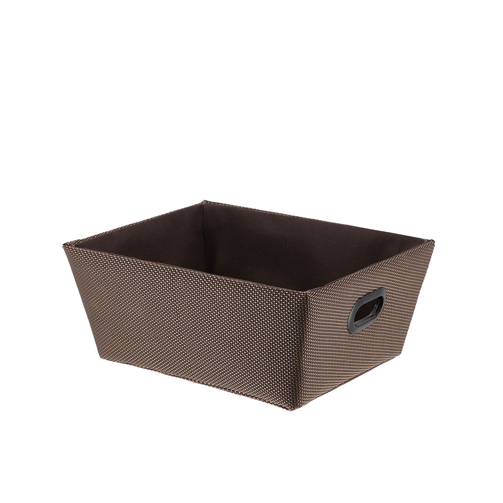 Panier rangement marron 20.5x10.5x26cm