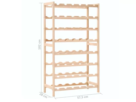 Casier à bouteilles Bois de cèdre 57,5 x 28x102