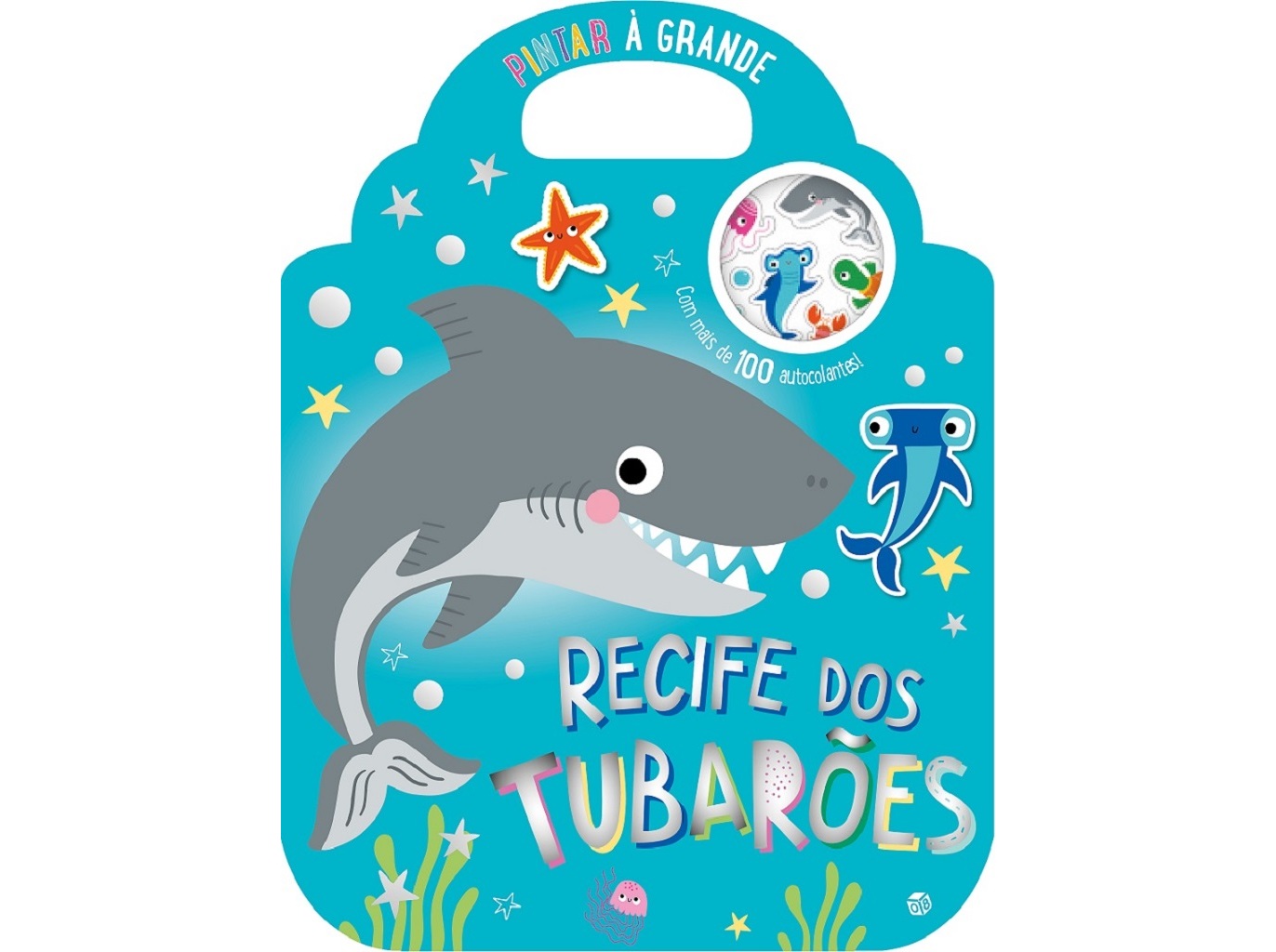 LIVRO PINTAR À GRANDE - RECIFE DOS TUBARÕES DE MAKE BELIEVE IDEAS
