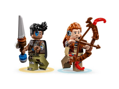 LEGO Aloy en Varl vs. Shell-Walker en Sawtooth (77037)