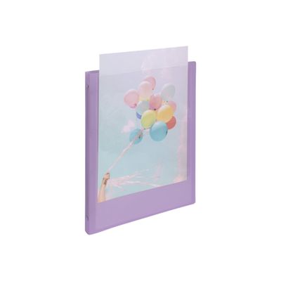 Exacompta Kreacover Pastel - Classeur 4 anneaux personnalisable - Dos 20 mm - A4 - pour 140 feuilles - disponible dans différentes couleurs