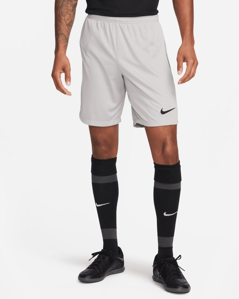Short de football Nike League Knit III Gris pour homme