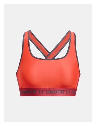 Brassière Under Armour Crossback Mid Orange / Bleu Femme