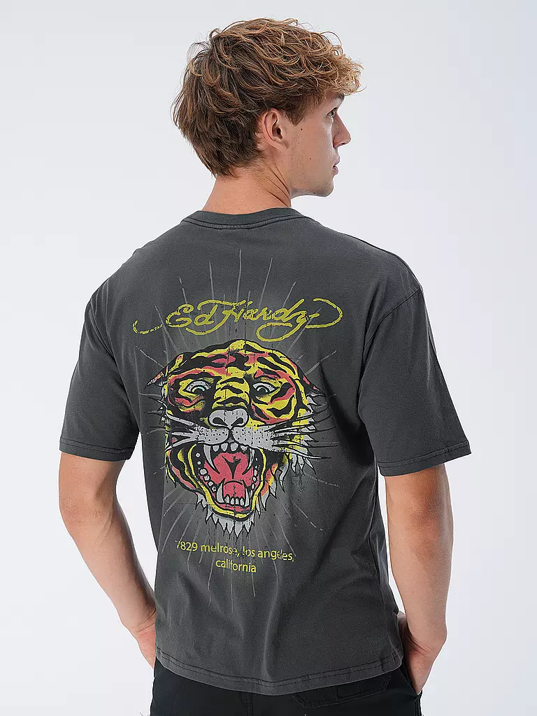 ED HARDY T-Shirt  grau