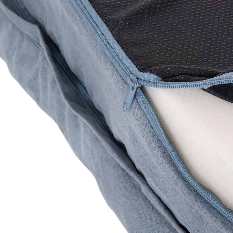 Panier ovale Memory, gris