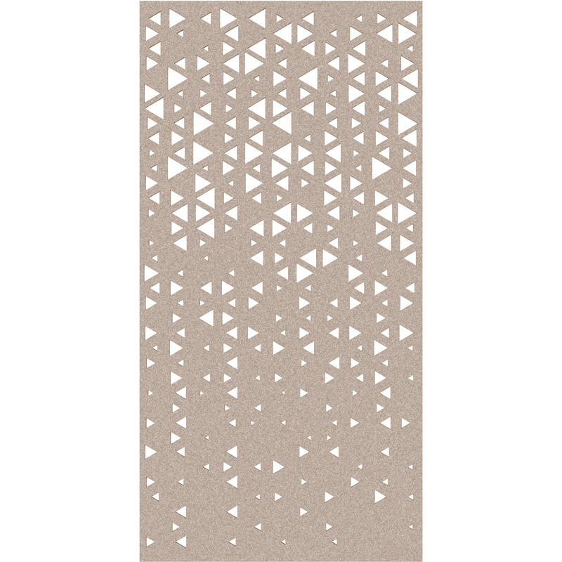 Suono Akustik-Trennwand suonoCURTAIN Triangle XL, 120 x 240 x 1.2 cm, 2 Stück, sand