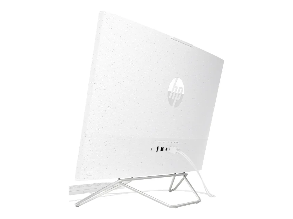 HP 24-cb1111ng - Alt-i-én Core i5 1235U / op til 4.4 GHz - RAM 16 GB - SSD 512 GB - NVMe - Intel Iris Xe Graphics - Bluetooth 5.2, Gigabit Ethernet, IEEE 802.11ax (Wi-Fi 6) - FreeDOS - skærm: LED 23.8