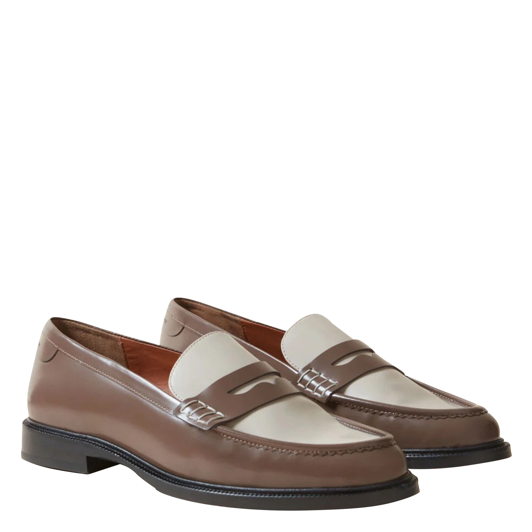 Mocassins en cuir | Multicolore