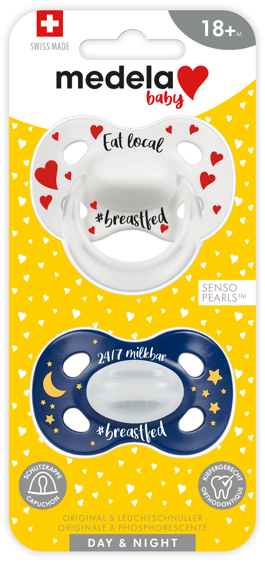 MEDELA Baby Nuggi Day&Night 18  breastfed 2 Stk
