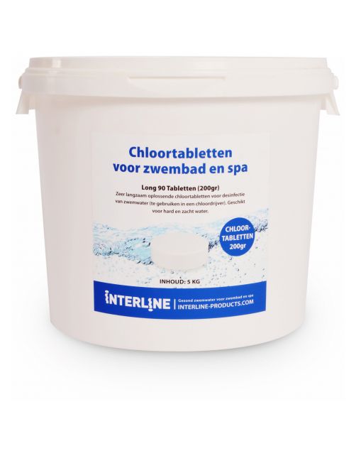 Interline Chloortablet Organisch - Zwembad-Onderhoud - 5 kg