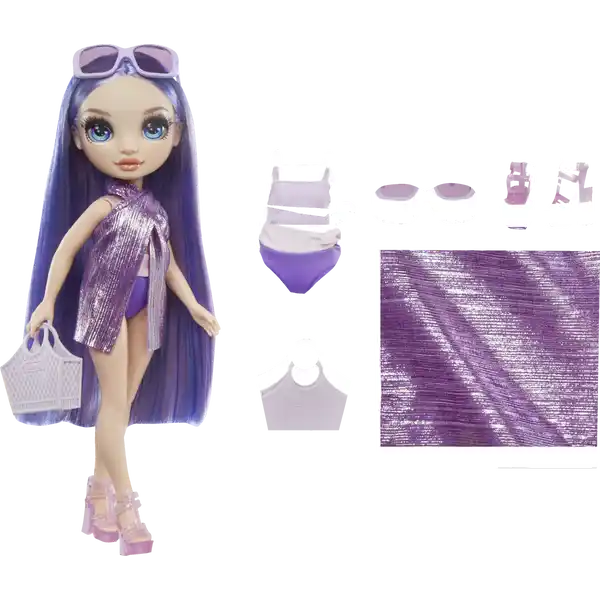 Rainbow High Swim & Style Fashion Puppe - Violet (Purple)